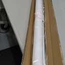 No Drill No Tools 100% Blackout Roller Shade | UV Protection | Easy-Care Fabric | Roller Blind for Windows & Doors | Pull Down Window Shade - White (20" W x 75" H)