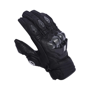 Harssidanzar Breathable Leather Motorcycle Gloves Touchscreen for Men Women KM046 XXL