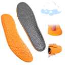 Soft Cushioning Insoles for Women Men, Comfort Memory Foam Insoles for Shock Absorbing and Extra Cushion, Lightweight Breathable Shoe Inserts for Foot Fatigue Relief (Men's 10-10.5/Women's 11-11.5)