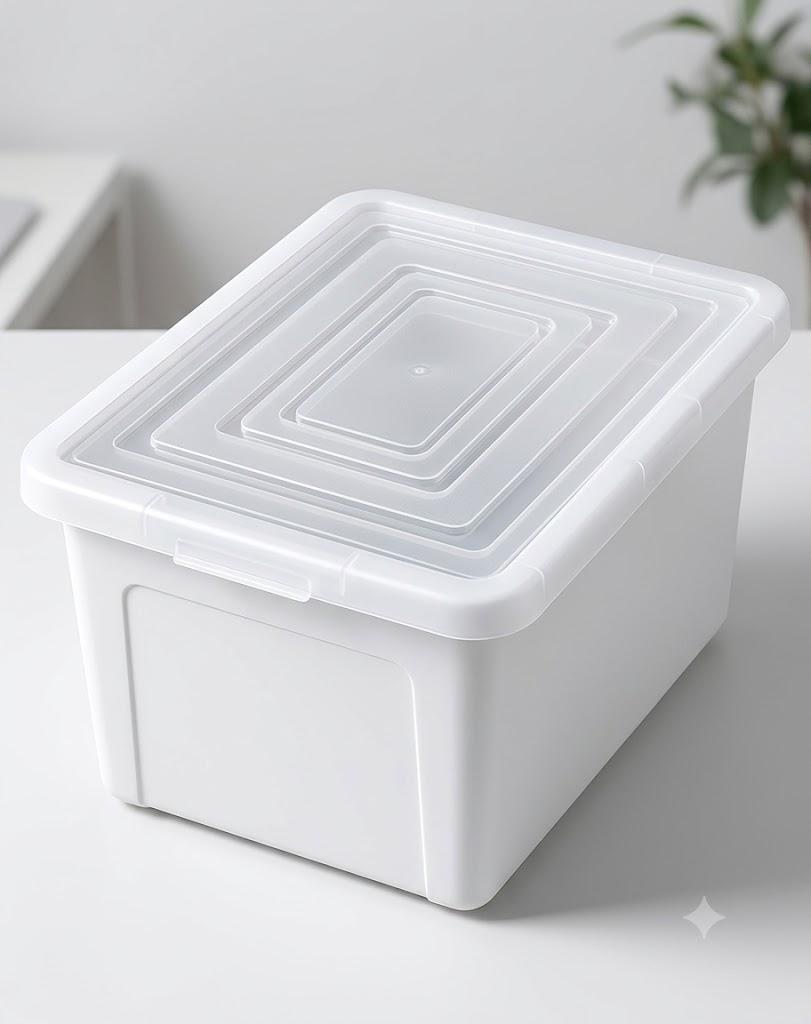 Plastic storage container 17x14x11 inches