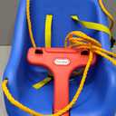 Little Tikes Snug 'n Secure Blue Swing with Adjustable Straps, 2-in-1 for Baby and Toddlers Ages 9 Months - 4 Years