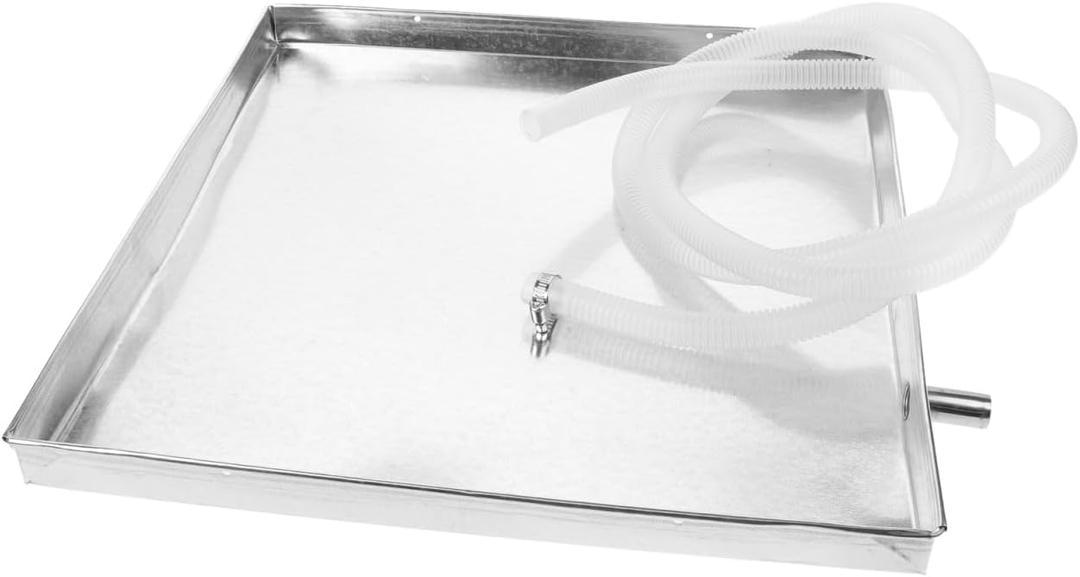 WOONEKY Leakproof Air Conditioner Drain Pan for External Unit 15.75 Inch