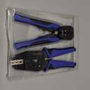 Wire Stripper and Crimping Tool,AWG 24-10 Automatic Stripper Tool with AWG 22-10 Ratchet Wire Crimper For Heat Shrink Connectors and Insulated Terminals, 3 in 1 Stripping/Cutting/Crimping