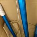 CKE Upgraded 15 Feet Thicken 1.3mm Blue Aluminum Telescoping Swimming Pool Pole,Adjustable 3 Piece Expandable Step-Up,Attach Connect Skimmer Nets,Rakes,Brushes,Vacuum Heads with Hoses, Universal 1.25"
