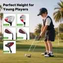 Kids Golf Clubs Set for Boys & Girls Ages 3-12, Junior Golf Set with Stand Bag, Driver, Hybrid, Irons & Putter, Youth Golf Club Set Right Handed, 4957 in | Ages 68 | 5 Clubs, 
Golf Club Loft	29 degrees