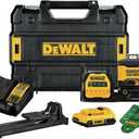 DEWALT 20V/12V MAX Laser Level Kit, 3 x 360, Green (DCLE34030G), Color Yellow