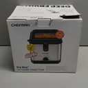 Chefman Fry Guy, The Most Compact & Convenient To Deep Fry Comfort Food, Restaurant-Style Basket With A 1.6-Quart Capacity, Easy-View Window & Adjustable Temp Control, Stainless - 1.5 Liter