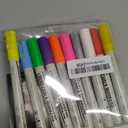 Kassa 10-Pack Neon Multicolor Chalk Markers | Includes Reversible Bullet & Chisel Tips | Works on Chalkboards, Windows, Glass or Mirrors |Ideal for Use at Home, & Office