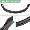 Front Bumper Lip Spoiler for Dodge Charger RT GT SRT Gloss Black Front Bumper Spoiler Body Kit Splitter 2015-2023