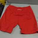 AUROLA Intensify Workout Shorts for Women Seamless Scrunch Short Gym Yoga Running Sport Active Exercise Fitness Shorts (Red, M)