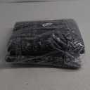 Uphome Long Runners for Hallways, 2'6x12 Washable Kitchen Runner Rug Non Slip, Traditional Soft Entryway Runner Rugs Low Pile, Stain Resistant Floor Carpet Runner for Hallway Bedroom, Black