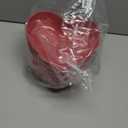 15 Pcs 8.7 Inch Red Heart Plates Modern Heart Shaped Dessert Bowls Appetizer Dishes Salad Plates for Valentine's Day Wedding Party Dinner Appetizer Dish Dipping Snack Fruit Dessert Steak Serving