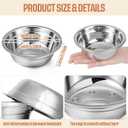 Zhehao 30 Pcs Stainless Steel Dog Bowls Bulk Metal Dog Food and Water Container Replacement Lightweight Pet Bowl for Cage Kennel and Crate(16 oz)