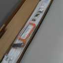 Curtain Track, Ceiling Curtain Track with Roller Hooks, Ceiling Mount Rail Set for Room Divider, 6ft - 9ft (White)