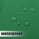 Easy-Going Outdoor Curtains Waterproof Windproof Weatherproof Curtain for Patio, Cabana, Porch, Pergola and Gazebo, Grommet Top and Tab Bottom Drape, 1panel, 150x84 inch, Green