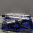 Snow Shovel for Driveway Car Garage, 48 Inch Snow Removal with D-Grip Handle Aluminum Strip, Ergonomic Heavy Duty Snow Shovel for Home Garden Outdoor, Blue