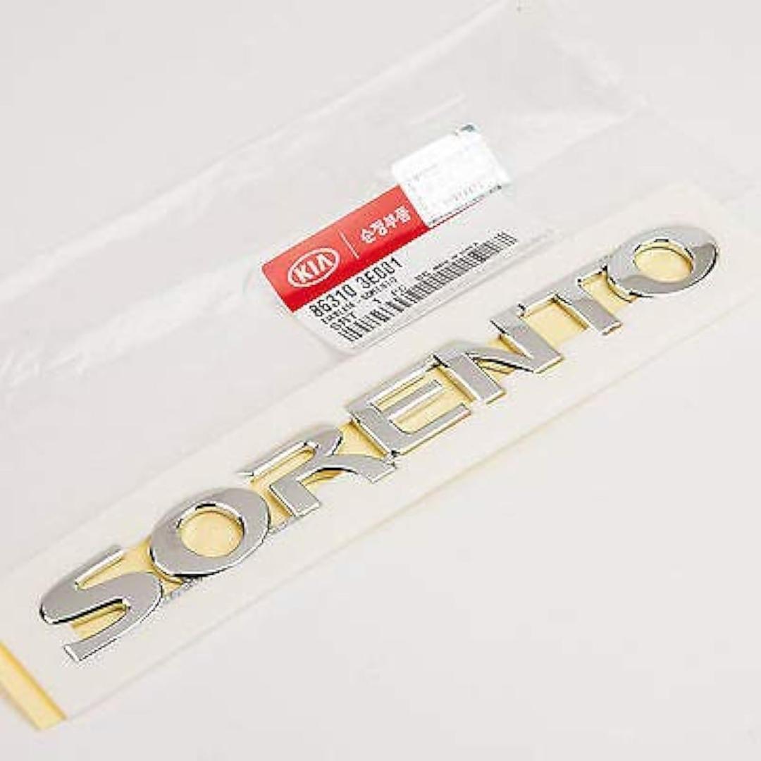 Genuine OEM Kia 'Sorento' Trunk Emblem for 2003-2009 Sorento 86310-3E001