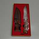 10.4in M390 Sharp hunting knife & scabbard, suitable for outdoor survival, hiking, fishing, EDC, DIY tools, collectibles, gifts