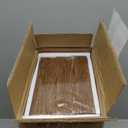 QEEIG Floating Shelves for Wall Bathroom Shelf Bedroom Kitchen Living Room Hanging Book Shelves Small Farmhouse Decor 16 inch Set of 3, Rustic Brown (015-BN3)