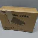 SpaceTime Elevated Cat Litter Mat for Litter Box,Trapping Litter Ramp/Steps for Floor Indoor,Washable Easy Cleaning Cat Pad with Filter Function,Suitable for Kitty & Senior Cats (Grey-Arc Shape)