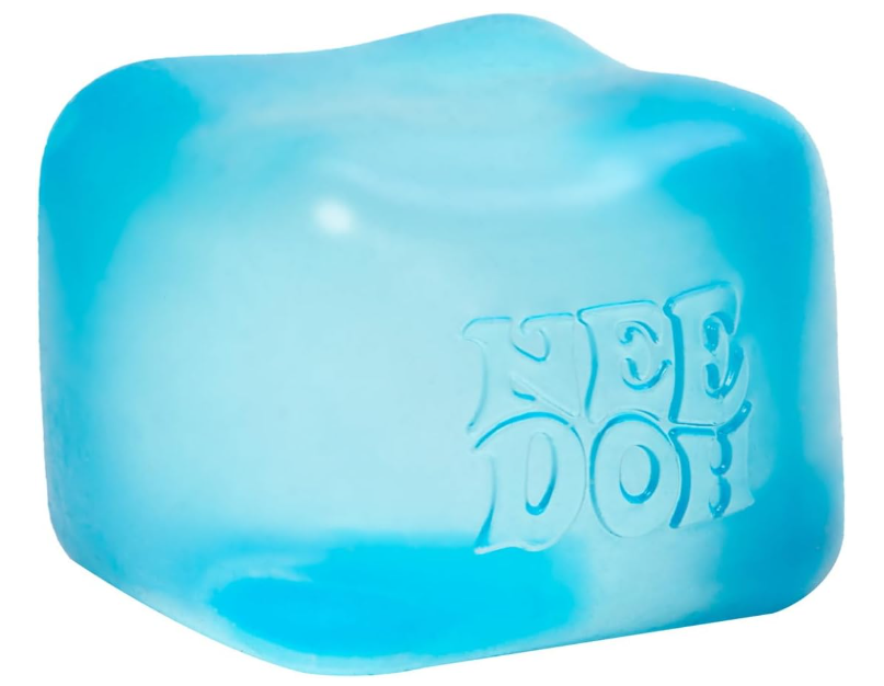 Schylling NeeDoh Nice Cube -Sensory Squeeze Toy with Super Solid Squish - 2.25" Cube 