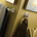 Moen Preston Brushed Nickel 24-Inch Single Wall Mounted Bathroom Towel Bar, DN8424BN