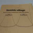 Bell Lamp Shades Set of 2, 6"Top x 13"Bottom x 10"High, Beige Shade Replacement for Table Lamps, Floor Lamps, Fabric Natural Linen Hand Crafted(Spider Fitter), Harp Holders Included, Assembly Required