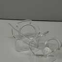 Glass Purse for Drinks Set of 2,26oz Unique Wine Glasses Purse Gifts for Women Party,Fish Bowl Vase,Creative Cute Drinking Glass Cups for Fruit Juice,Tea,Flowers