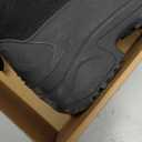 Furuian Insulated Winter Snow Steel Toe Work Boots for Men Waterproof Non Slip Duck Boots for Men Warm Safety Industrial Work Shoes (8.5, All Black)