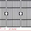Charbrofire 810-1750-S 810-1751-S Grates Replacement Parts for Brinkmann Grill Grates 810-4551-0 810-3551-0 810-3752-F Pit Boss Pro Series 820 820PS1-2-AMP Lowes Pro Series 820-PS1 PB820PS1 3 Pieces