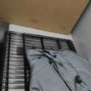 PJYuCien Dog Playpen with Bottom Pad - Metal Foldable Exercise Pen, 8 Panels 24" H x 24" W Indoor Outdoor Pet Fence Puppy Crate Kennel, Gray (Grey)