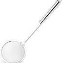 Hiware Stainless Steel Fat Skimmer Spoon - Fine Mesh Food Strainer for Grease, Gravy and Foam, Japanese Hot Pot Skimmer with Long Handle