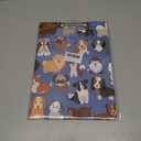 Fashion A4 Clipboard, Standard Letter Size 9" x 12.5", Decorative Wooden Clipboard with Low Profile Metal Clip for Office, School, Teachers, Cute Dogs