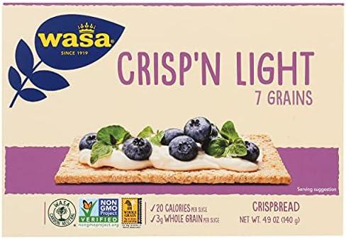 10 Pack Wasa 7 Grain Crispbread, 4.9 oz (Packaging May Vary)  Best By: 31/DEC/25