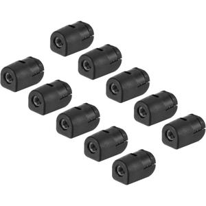 uxcell Gas Spring Strut M6 Joint Fitting Female Threaded Connectors Steel Black, 10Pcs