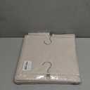 Large Hanging Sweater Organizer for Closet,Collapsible 6-Shelf Hanging Closet Shelves with Drawers, Washable (Beige -5 Shelf-1 d)