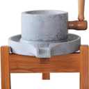 The Grindbench – Solid Red Oak & Stone. A Manual Mill That Lives on Your Counter. Not in Your Cabinet. For Wheat, Nuts, Spices. No Batteries. No Screens. Just Grain and Stone.