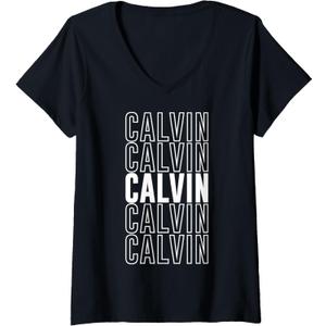 Womens Calvin V-Neck T-Shirt, Small