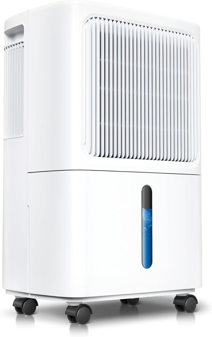 2,500 Sq.Ft Dehumidifier for Basement with Drain Hose, MAX 34 Pint Dehumidifiers for Home with 3 Modes, Smart Humidity Control & Display, 24HR Timer, Auto Defrost for Large Room, Bathroom,Bedroom
