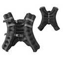 Weighted Vest, 12Lb/16Lb/20Lb/25Lb/30Lb Weight Vest with Reflective Stripe and Pocket for Home Gym,Workout, Strength Training 20LB
