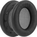 Geekria Elite Sheepskin Replacement Ear Pads for Sony WH-1000XM4 (WH1000XM4) Headphones Ear Cushions, Repair Parts (Black)