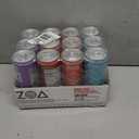 ZOA Zero Sugar Energy Drinks with Electrolytes, Vitamin C, Amino Acids, B-Vitamins, Made with Green Tea Caffeine, Sugar-Free Variety Pack- Four Flavors, 12 Fl Oz Cans (12-Pack) (EXP 09/08/26)