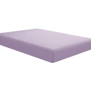 Sfoothome Full Lavender Fitted Sheet Only, Wrinkle Free - Brushed Microfiber Bed Sheet with Deep Pocket