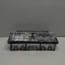 Veken Shower Caddy 6-Pack, Advanced Rustproof Design, No Drilling Adhesive Shelves, Rack with Soap Holder, Large Capacity Bathroom Organizers and Storage, Wall-Mounted Kitchen & Home Decor