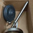 Toilet Paper Holder Stand, Brushed Nickel Toilet Paper Holder Free Standing,Post Pivoting Design & Stable