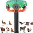 ChunHee Outdoor Motion Sensor Alarm, Barking Dog Alarm with 360 Detection, Supports Voice Recording, Adjustable Volume, 120dB Motion Activated Alarm for Home, Garden, Yard, Farm 1 Pack