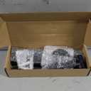 Industrial Pipe Clothes Rack Floating DIY Wall Mounted, Heavy Duty Rustic Vintage Clothing Rod, Metal Garment Bar Space-Saving Hanging for Bedroom, Bathroom and Laundry Room (Black 20 Inch)