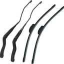 Windshield Wiper Arm and Blade Kit Compatible with Ram 1500-5500