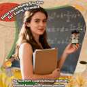 Inspirational Teacher Gift Crochet Scarecrow | Sentimental Thank You Present for Professor, Mentor - Handmade Keepsake for End of Year, Christmas, Graduation, Classroom Decor