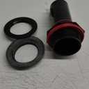 KOHLER 3" Toilet Flush Valve Kit, Black, Compatible with Kohler Wellworth toilets, 3" Canister with a 3" Outlet, GENUINE PART 1069722